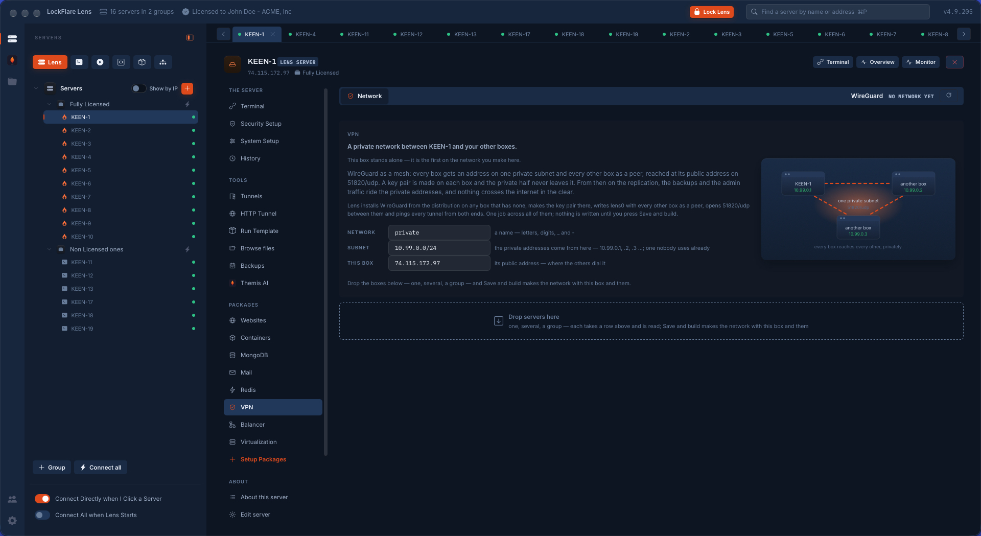 A private network starts here