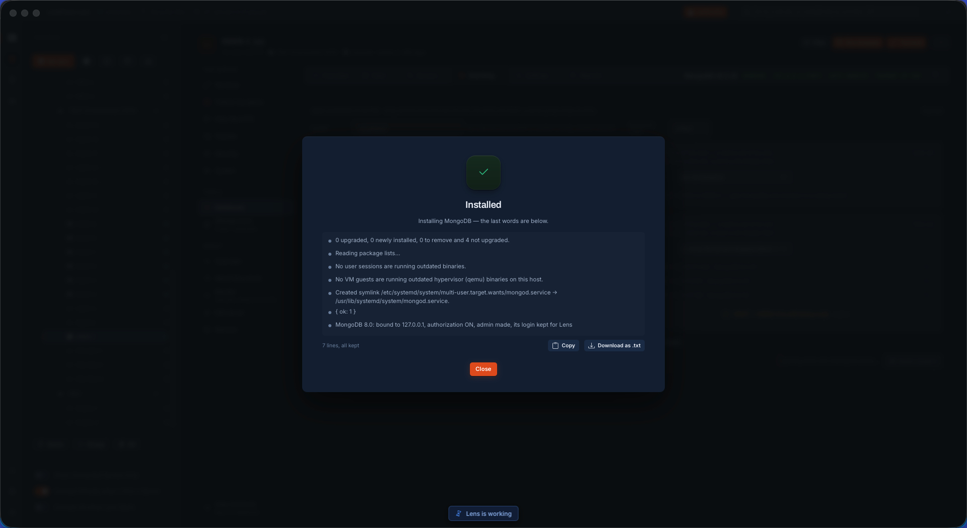 MongoDB installed on the new member