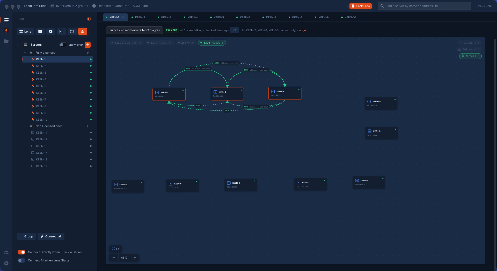 MariaDB only: six wires, all talking